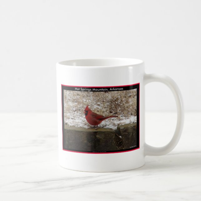Mug Cardinal Hot Springs Nat. Park Mountain AR Cadeaux (Droite)
