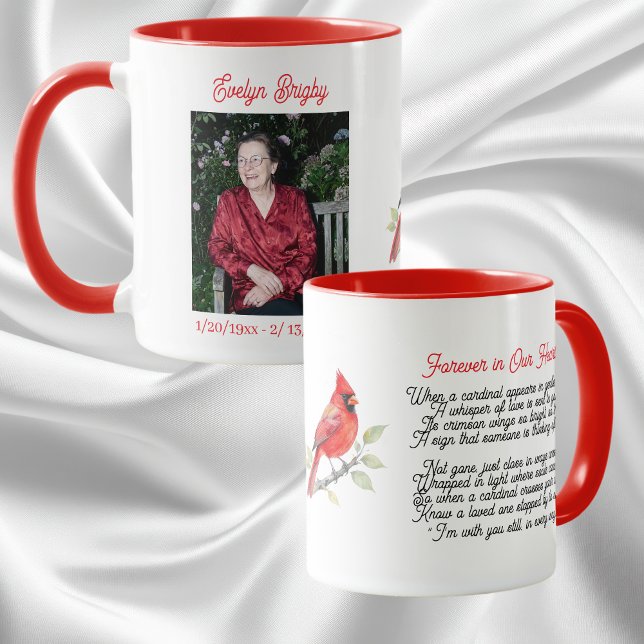 Mug Cardinal Poem Memorial Keepsake  (Créateur téléchargé)