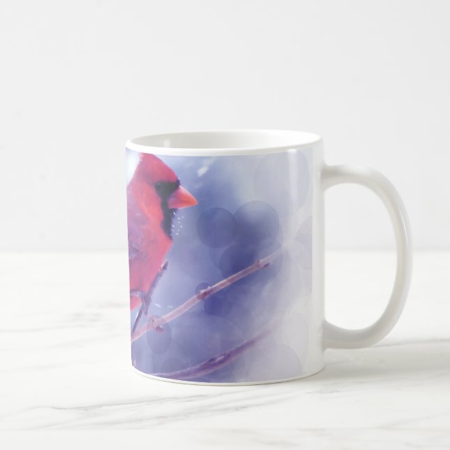 Mug Cardinal rouge au Blizzard (Droite)