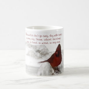 Mug Cardinal rouge "Ceux que nous aimons ne s'en vont