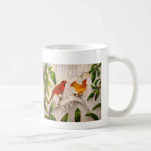 Mug Cardinaux Chant d'amour (Droite)