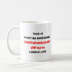 Mug cardio-vasculaire ou infirmière, génial