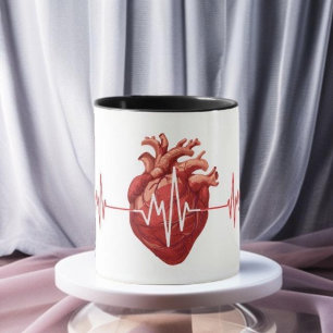 Mug cardiologue médecin du cœur cardiologie Je Vous Éc