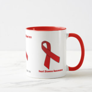 Mug Cardiopathie Ruban rouge