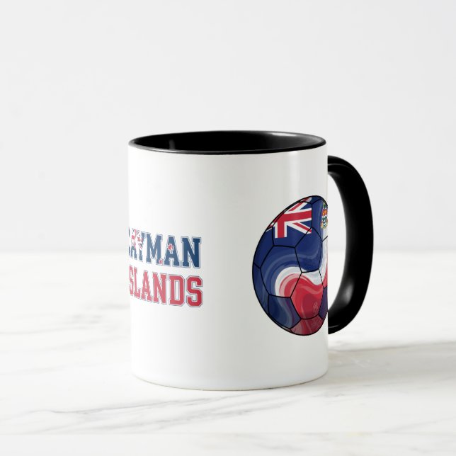 Mug Caribbean Futbol – Édition Îles Caïmans (Devant droit)