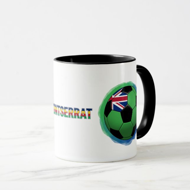 Mug Caribbean Futbol – Édition Montserrat (Devant droit)