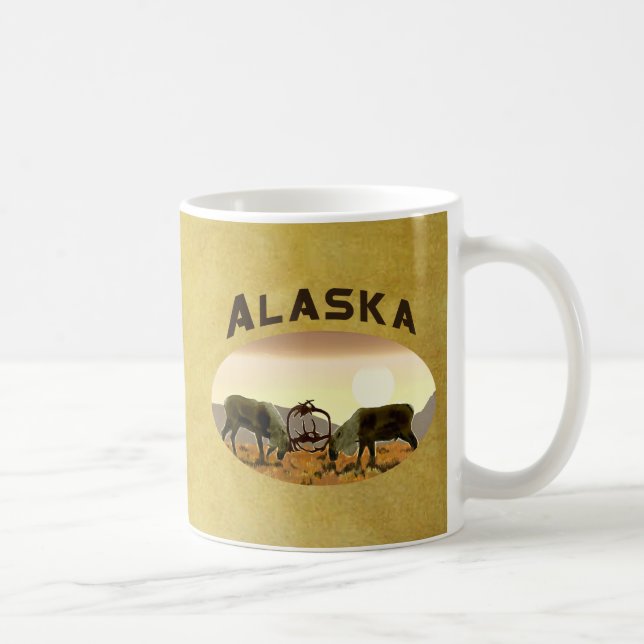 Mug Caribou Duel - Alaska (Droite)