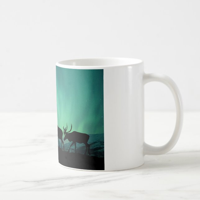 Mug Caribou et lumières du nord (Droite)