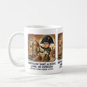 Mug Caricature amusante de Napoléon au café - Manque d