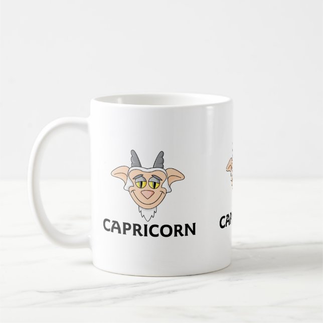 Mug Caricature Capricorne Chèvre (Gauche)