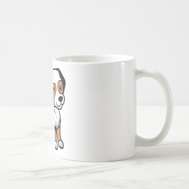 Mug caricature de aussie black tri (Droite)