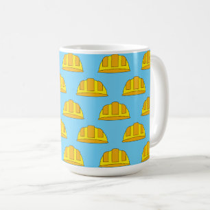 Mug Caricature de Casquette dur jaune