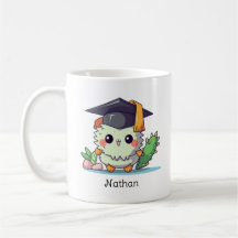 Caricature de Cute Kawaii Graduation personnalisée