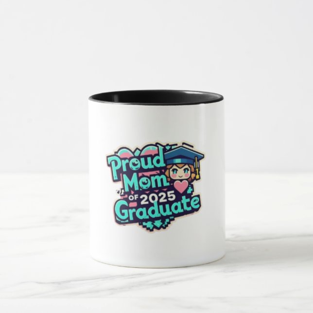 Mug Caricature de la maman 2025 (Centre)