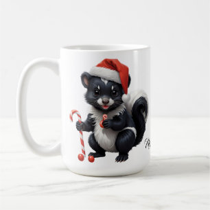 Mug Caricature de la peau de Noël mignon