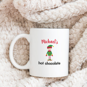 Mug caricature de noël personnalisation enfants vacanc
