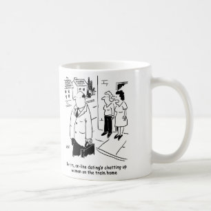Mug Caricature de rencontres en ligne