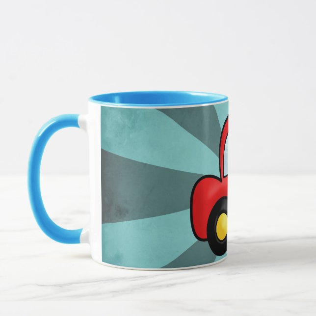 Mug Caricature de voiture (Gauche)