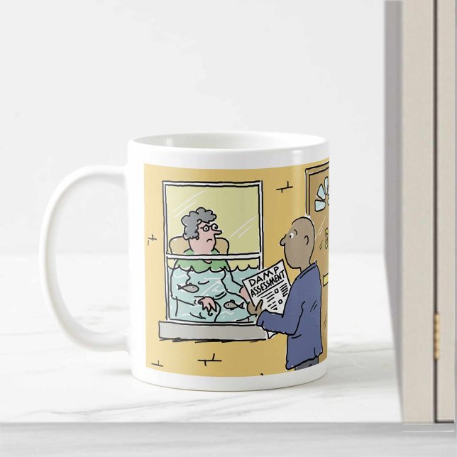 Mug Caricature d'évaluation de l'endommagement ou de l (Créateur téléchargé)