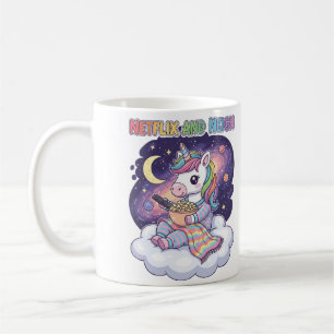 Mug Caricature Netflix et Neigh Unicorn