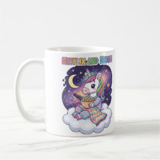 Mug Caricature Netflix et Neigh Unicorn
