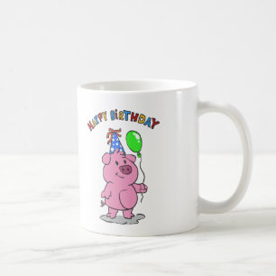 Mug Caricature pour cochon d'anniversaire  choisir la 
