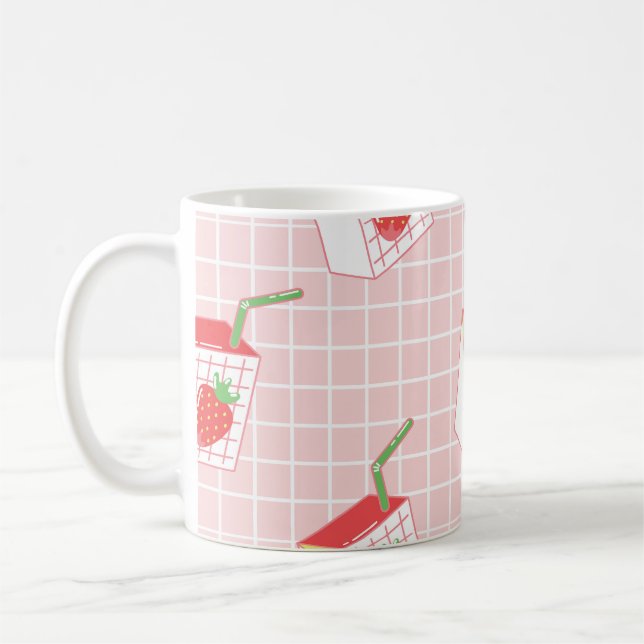 Mug Caricatures de Lait de fraise : Motif (Gauche)
