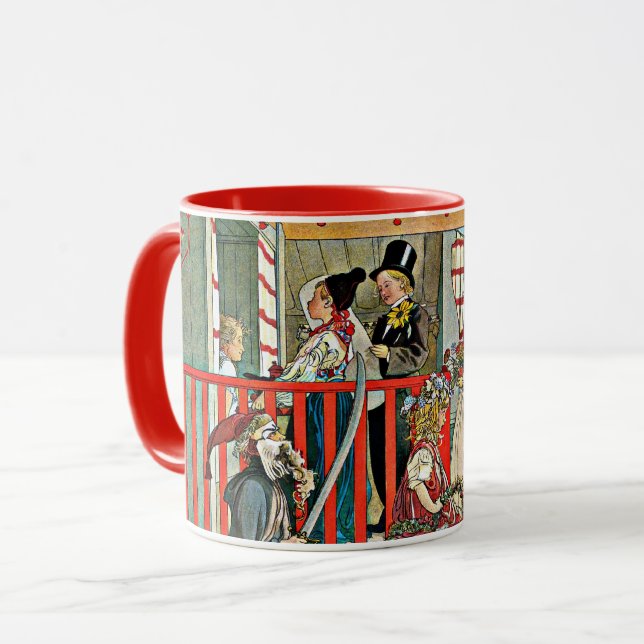 Mug Carl Larsson - Un jour de célébration  (Devant gauche)
