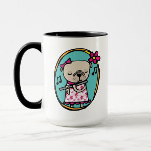 Mug Carlin avec flûte, sans musique La vie serait plat