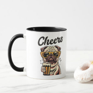 Mug Carlin Boire de la bière mème
