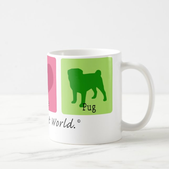 Mug Carlin d'amour de paix (Droite)