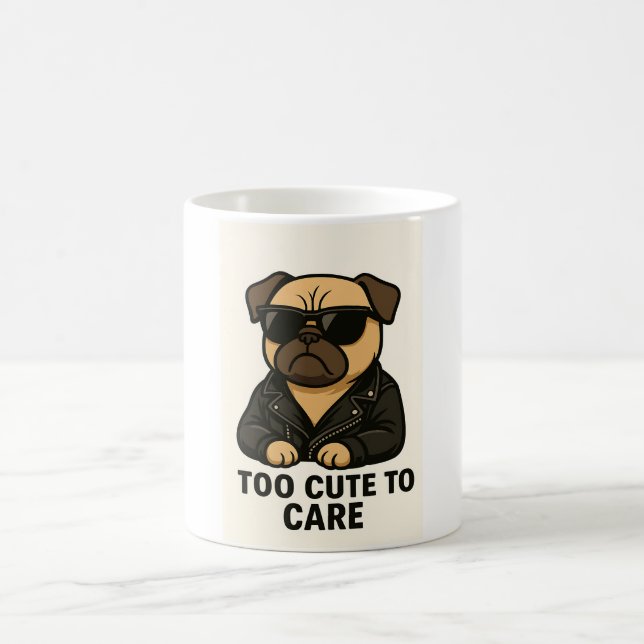 Mug carlin dans la veste de bombardier drôle de concep (Centre)