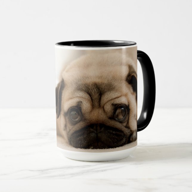 Mug Carlin femelle bronzage (Devant droit)