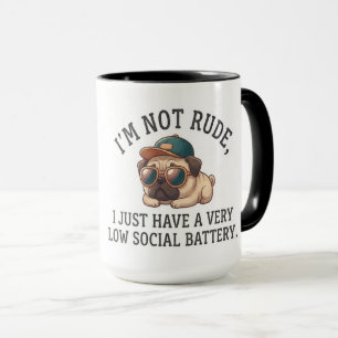 Mug Carlin Introverti Batterie Sociale Basse