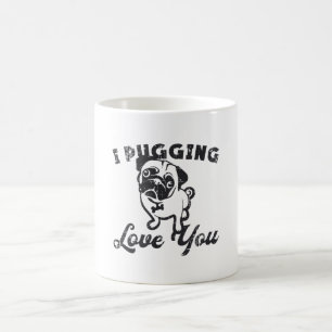 Mug Carlin Je Pousse L'Amour Que Vous Pouvez Chien Vin