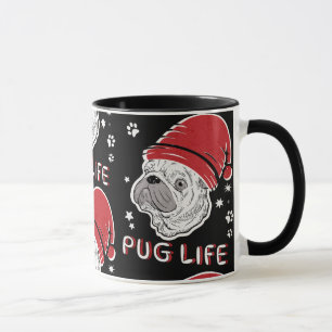 Mug Carlin Vie Animal Père Noël Noël