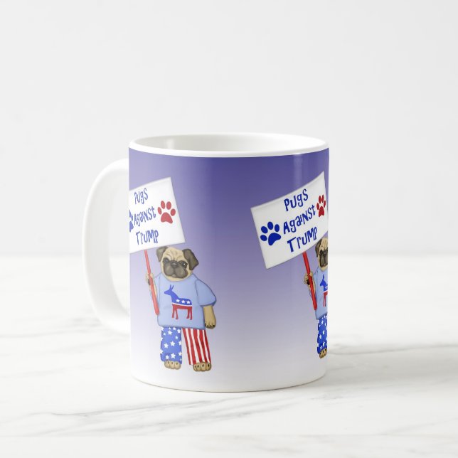 Mug Carlins contre Trump (Devant gauche)