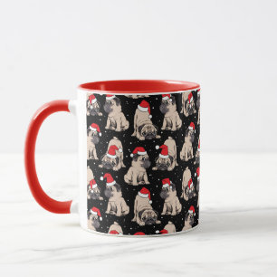 Mug Carlins en Santa Hats Motif de Noël