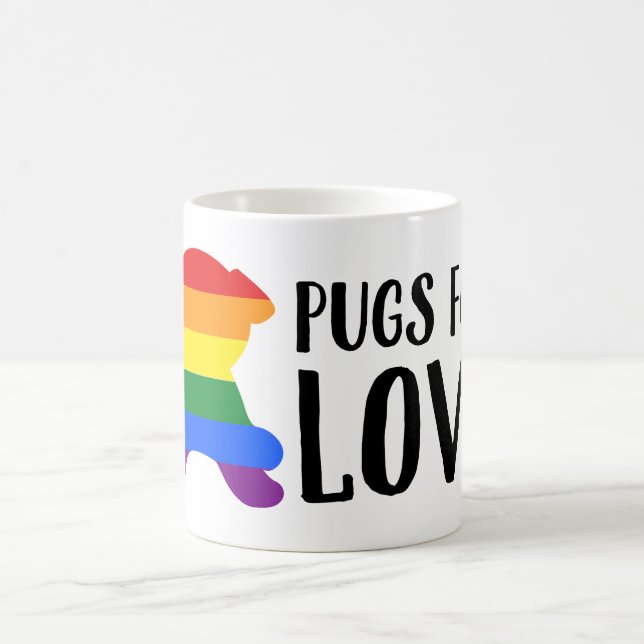 Mug Carlins pour le thé de café de drapeau de gay (Centre)