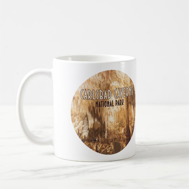 Mug Carlsbad Cavernes Parc national Nouveau-Mexique (Gauche)