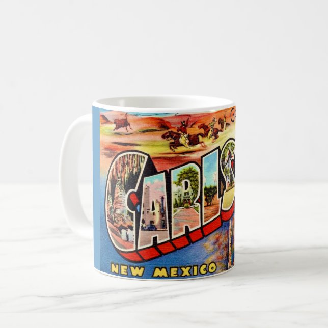 Mug Carlsbad NM vintage (Devant gauche)