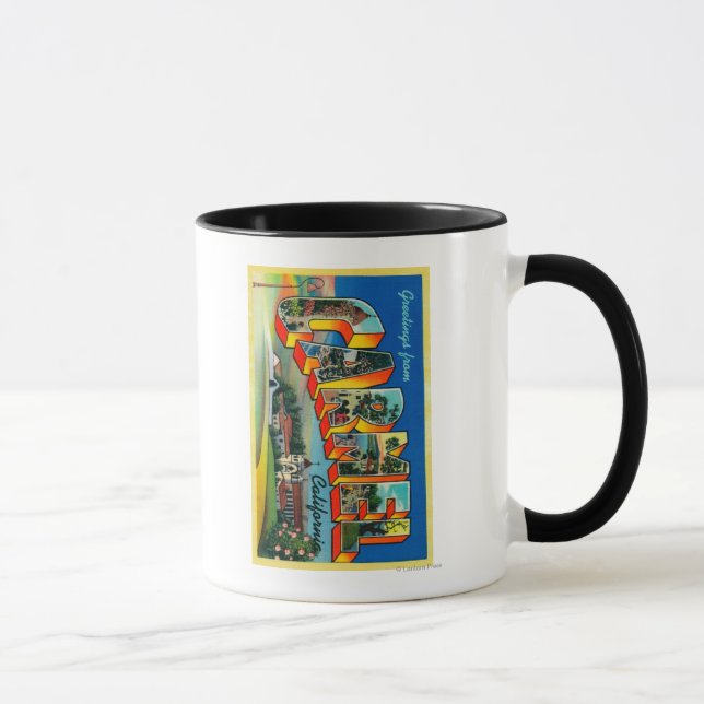 Mug Carmel, Californie - Scènes de grandes lettres (Droite)