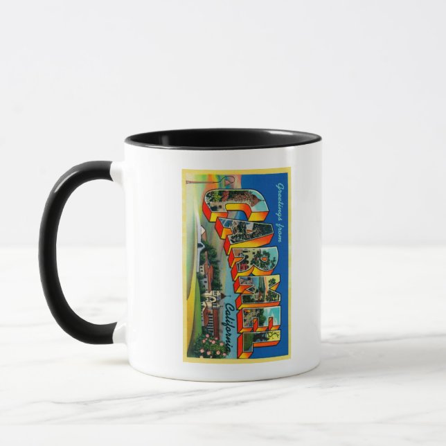 Mug Carmel, Californie - Scènes de grandes lettres (Gauche)