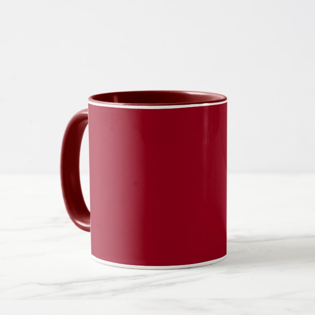 Mug Carmine (couleur unie)  (Devant gauche)