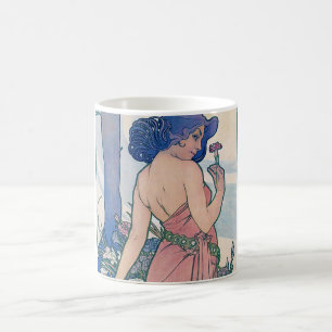 Mug Carnation (Quatre Fleurs), Alphonse Mucha