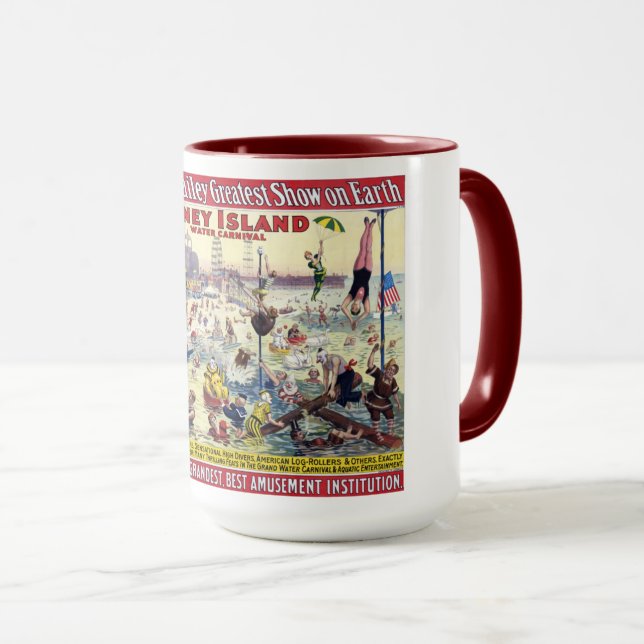 Mug Carnaval de Coney Island, 1898 (Devant droit)