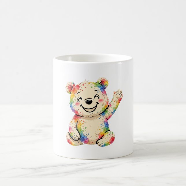 Mug carnet d'ours peint (Centre)
