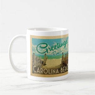 Mug Carolina Beach Vintage voyage
