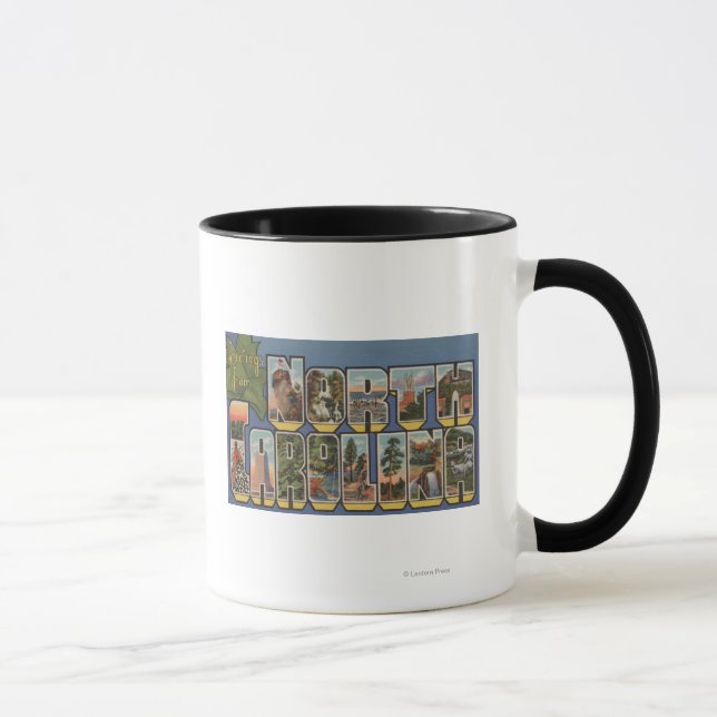 Mug Caroline du Nord (Capitale nationale/Fleur) (Droite)