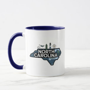 Mug Caroline du Nord, États-Unis d'Amérique